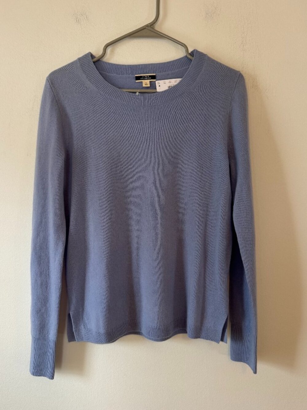 J. Crew Cashmere Crew Sweater Blue/Purple